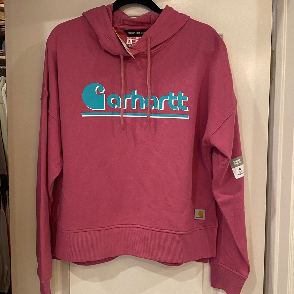 Carhartt Women's Rose Pink Hoodie